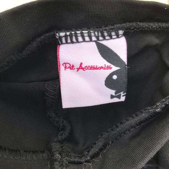 Black Playboy shirt dog pet crystal bunny diva - Picture 3 of 4